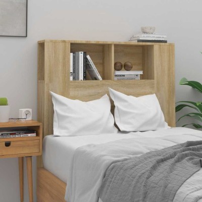Mueble cabecero color roble Sonoma 100x18,5x102,5 cm