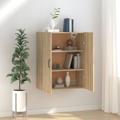 Armario colgante madera de ingeniería roble Sonoma 69,5x34x90cm