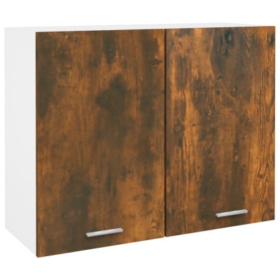 Armario colgante "Lyon" de, roble ahumado, 80x31x60 cm, madera de ingeniería