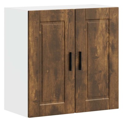 Armario de pared cocina Porto madera ingeniería roble ahumado