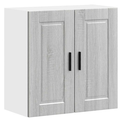 Armario de pared de cocina Porto gris sonoma madera ingeniería