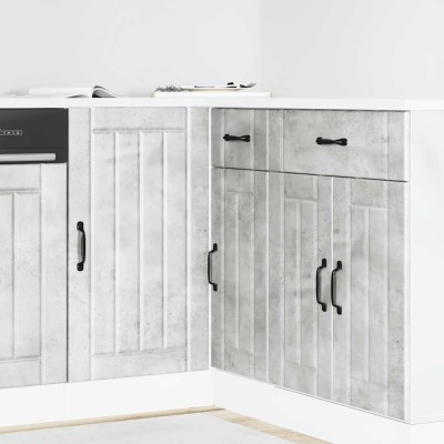 Mueble bajo de cocina Lucca madera reconstituida