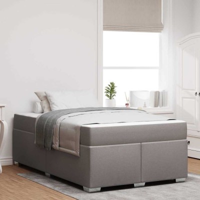 Estructura de cama Taupé 120 x 190 cm tela