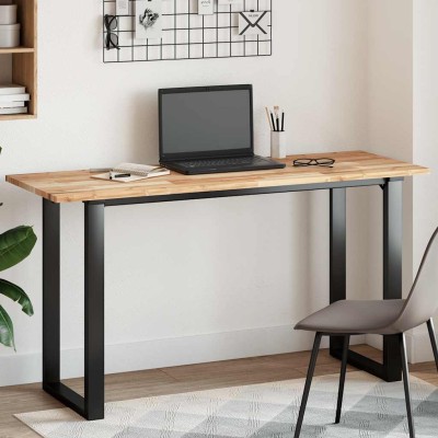Tablero de mesa rectangular madera maciza acacia 160x50x2 cm