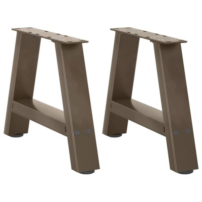 Patas para mesa de centro en forma de A (2 unidades, 30 x 30-31 cm, acero)