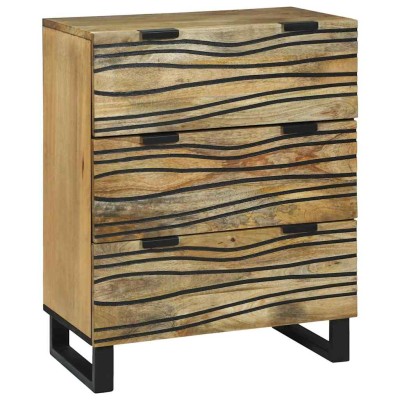 Vitrina Marrón 60 x 33.5 x 75 cm Madera maciza de Mango