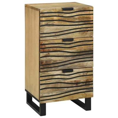 Aparador Marrón 40 x 33 x 75 cm madera maciza de mango