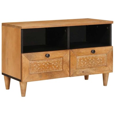 Gabinete de TV con cajón Marrón claro 70 x 33 x 46 cm