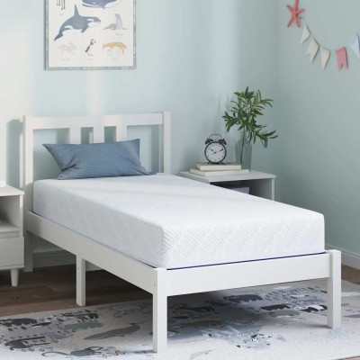 Colchón Blanco y azul 80 x 160 cm Espuma