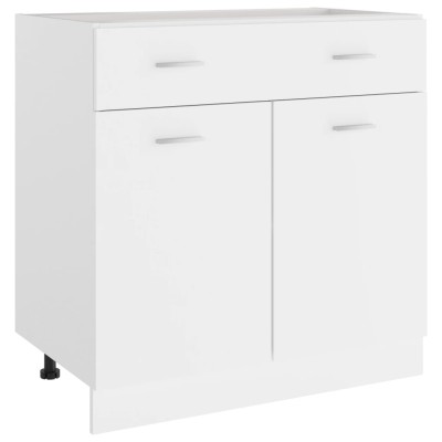 Cajón inferior "Lyon" blanco 80x46x81,5 cm Madera de ingeniería
